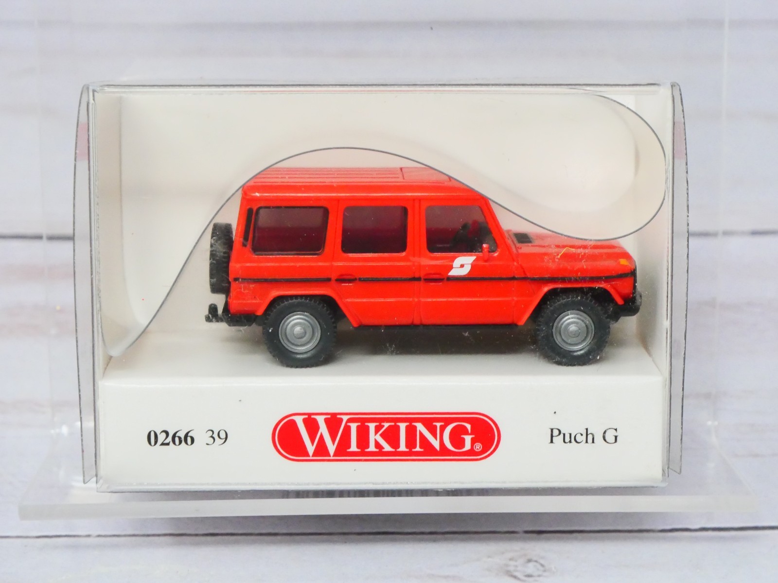 Wiking 0266-39, Puch G SUV (Austrian Mercedes Benz G Wagon), Orange, HO Scale Wiking 0266-39, Puch G SUV (Austrian Mercedes Benz G Wagon), Orange, HO Scale
