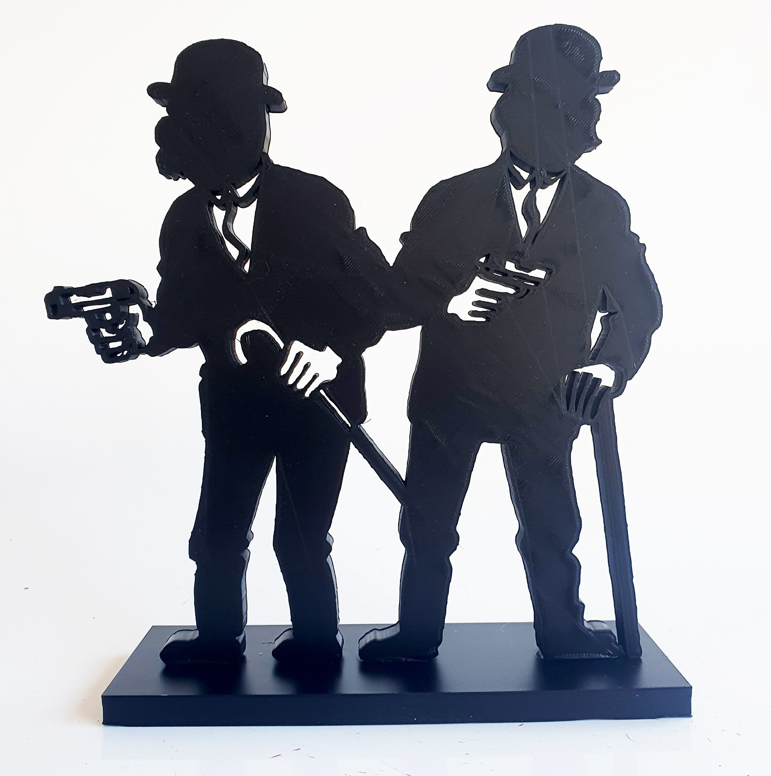 PyB signed DUPOND & DUPONT sculpture POP street ART graffiti Belgian comic tintin