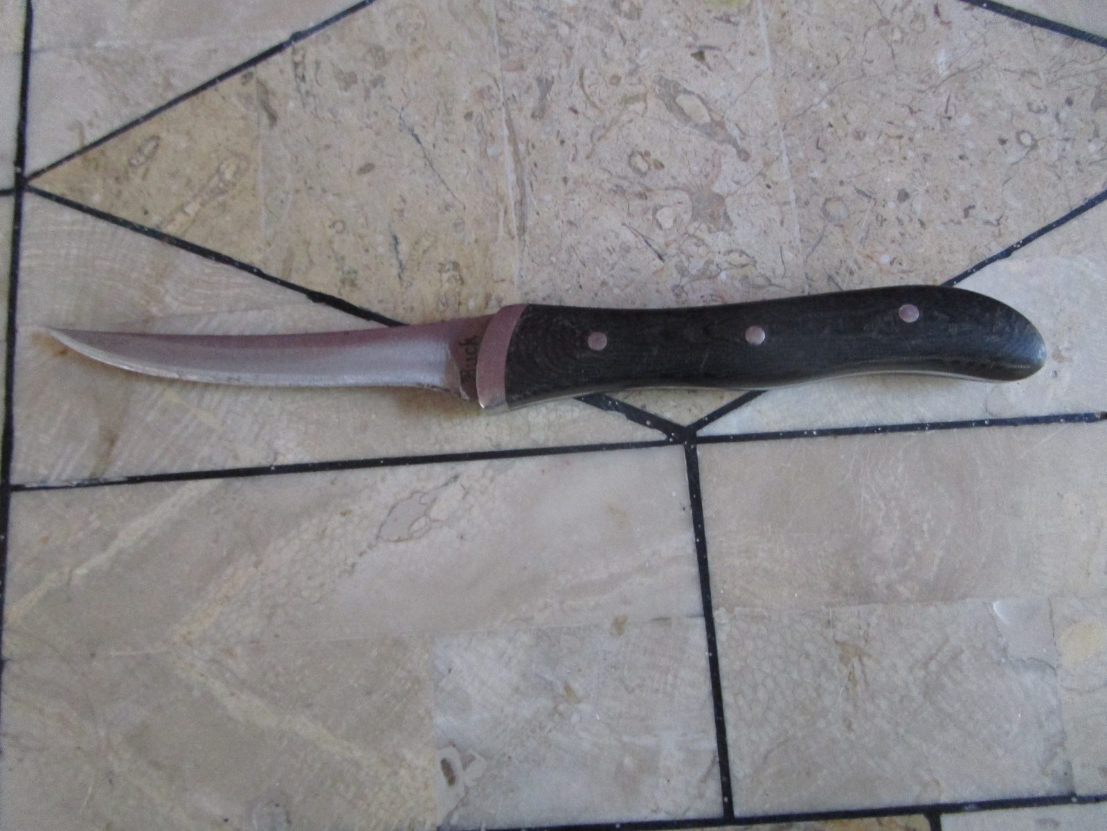 Vintage Buck Kitchen Knife USA 3.5\
