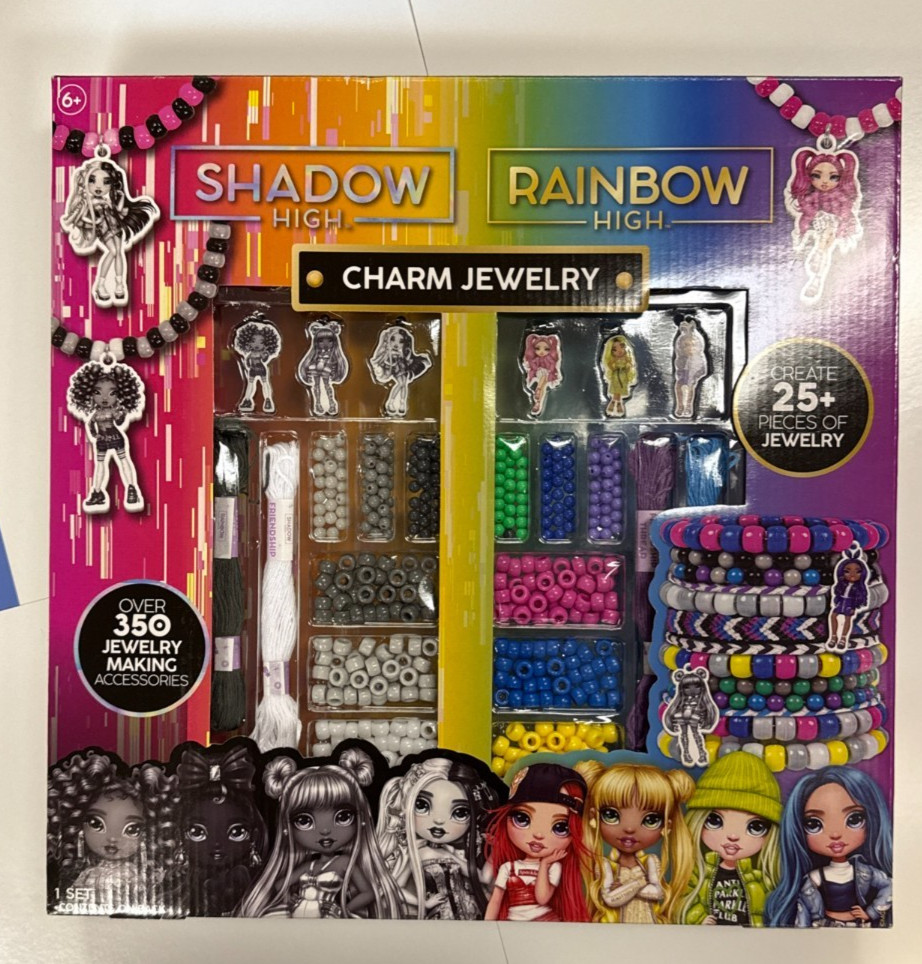 Rainbow High Shadow High Charm Jewelry Making Kit New Create 25+ Pieces Jewelry