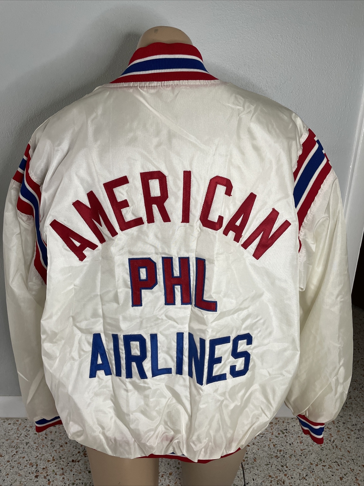 Vintage 1970’s AMERICAN AIRLINES Philadelphia PHL Employee CREW Jacket XL Lynne Vintage 1970’s AMERICAN AIRLINES Philadelphia PHL Employee CREW Jacket XL Lynne