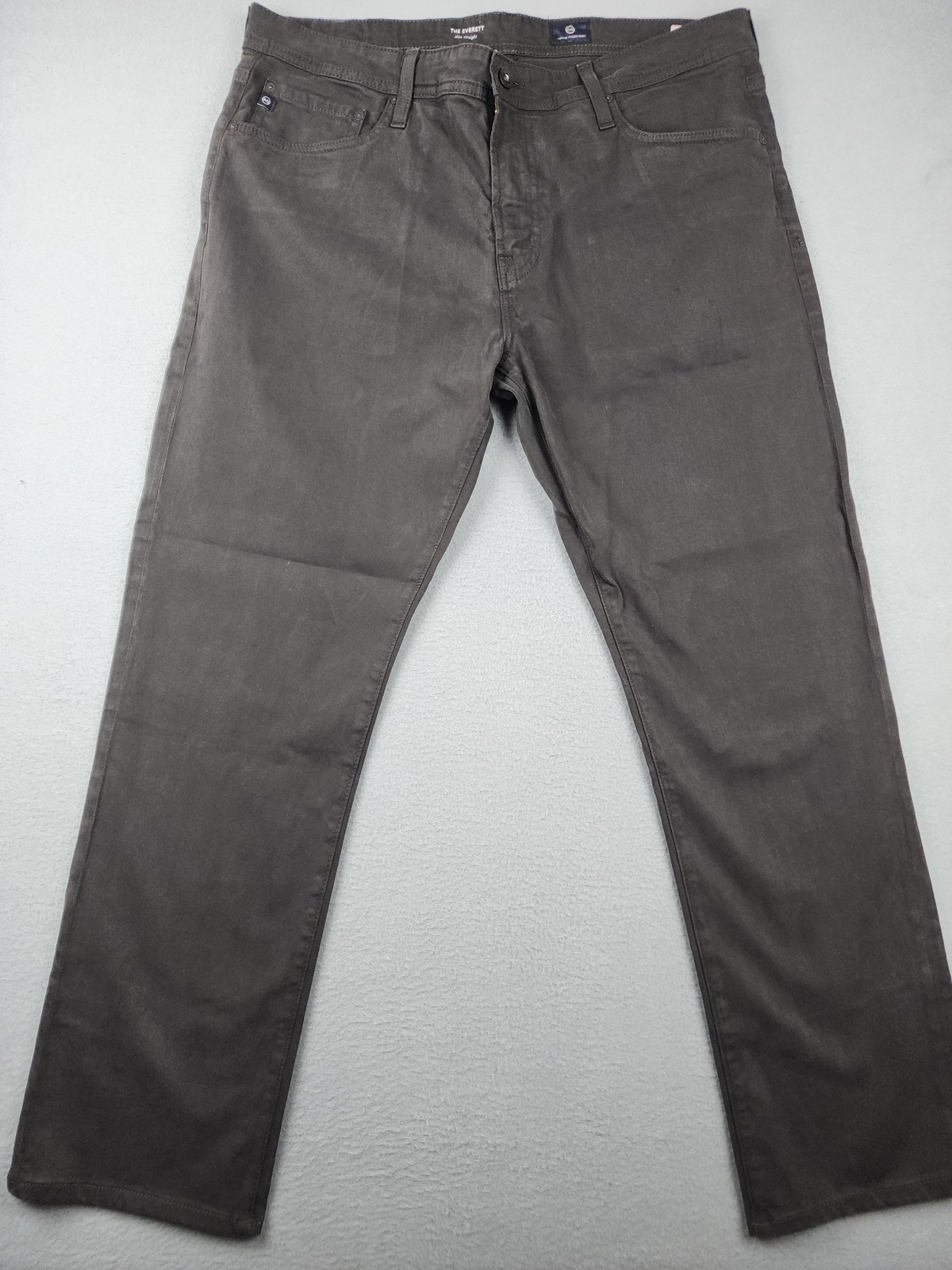 AG The Everett Jeans Mens 36x32(29) Gray Charcoal Slim Straight Stretch Pants