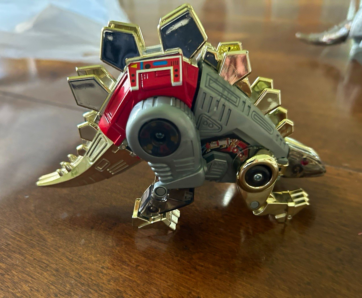 Vintage 1984 Stegosaurus Dinosaur Robot Transformer Toy Figure