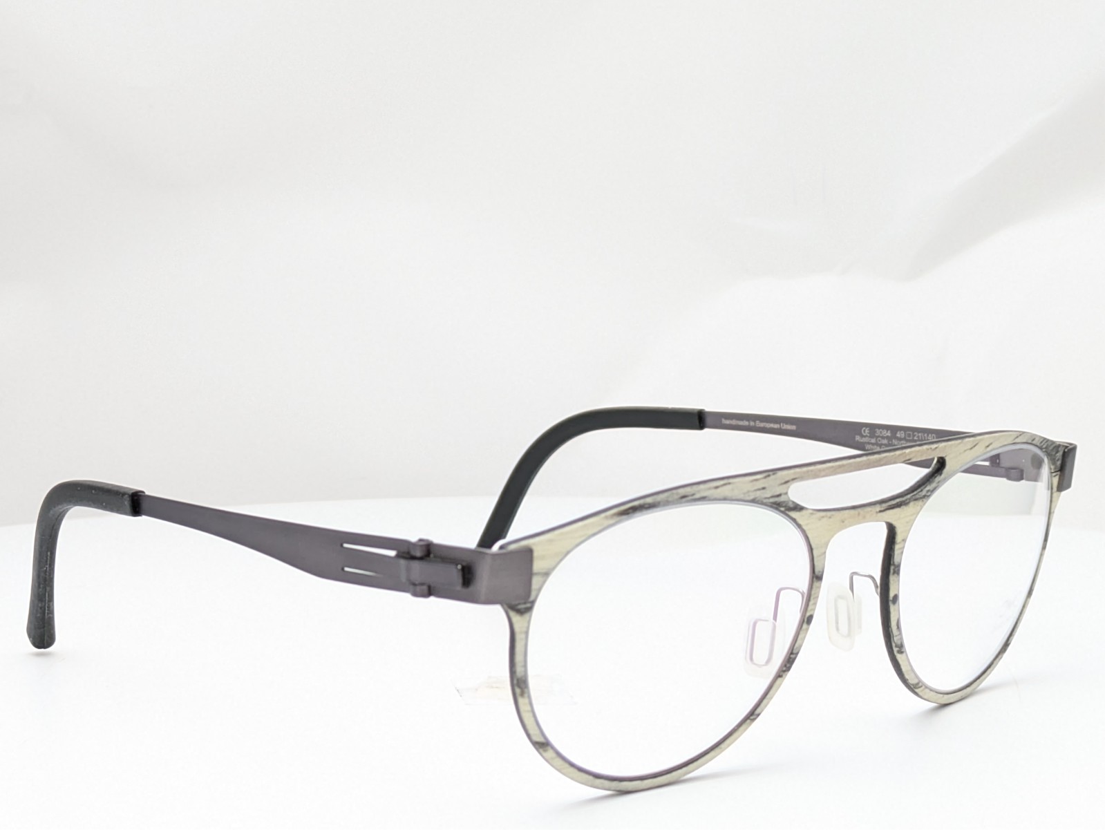 OVVO Optics 3084 Real Oak Wood Unisex Eyeglasses Frames 49-21-140