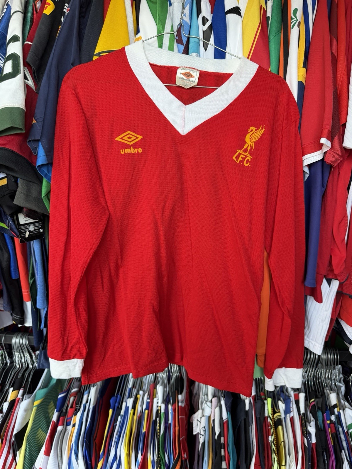 VINTAGE LIVERPOOL ENGLAND 1979/1982 HOME FOOTBALL SHIRT JERSEY UMBRO
