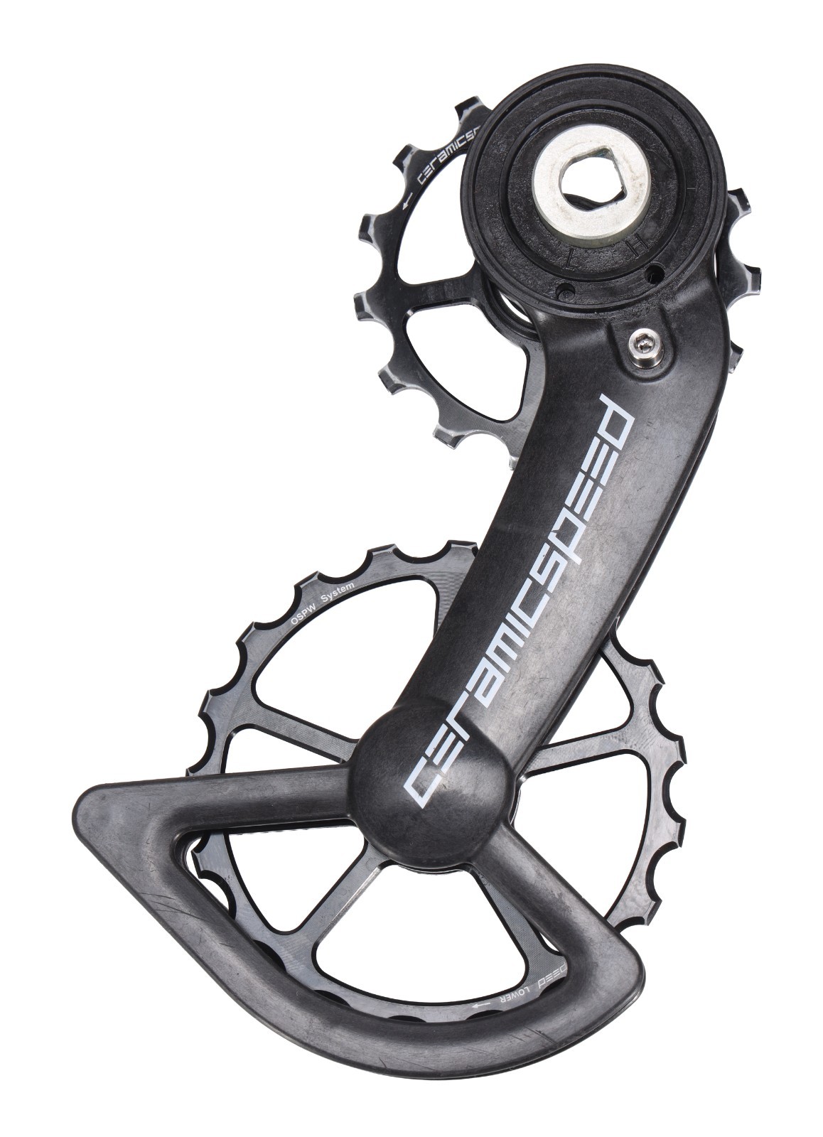 CeramicSpeed OSPW SRAM AXS 12 Speed Road Bike Derailleur Cage Assembly Red Force CeramicSpeed OSPW SRAM AXS 12 Speed Road Bike Derailleur Cage Assembly Red Force