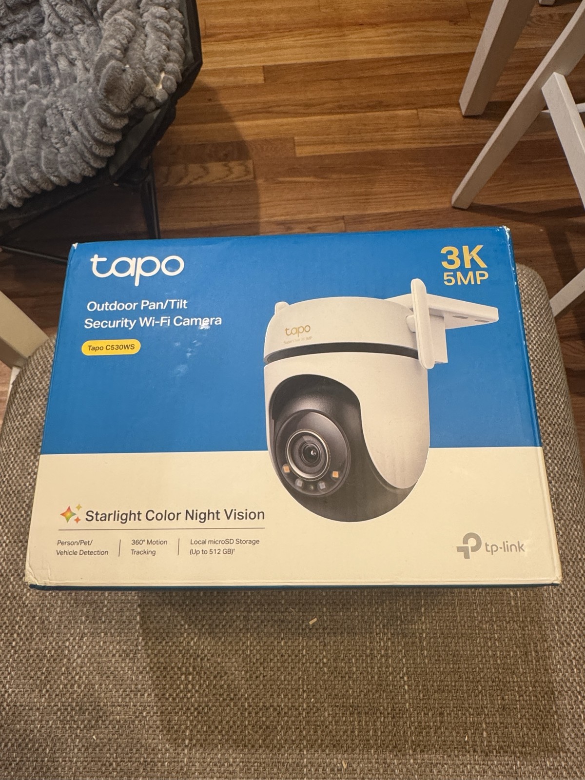 TP-Link Tapo C530WS 3K 5MP Outdoor Pan/Tilt WiFi Security Camera 360 TP-Link Tapo C530WS 3K 5MP Outdoor Pan/Tilt WiFi Security Camera 360