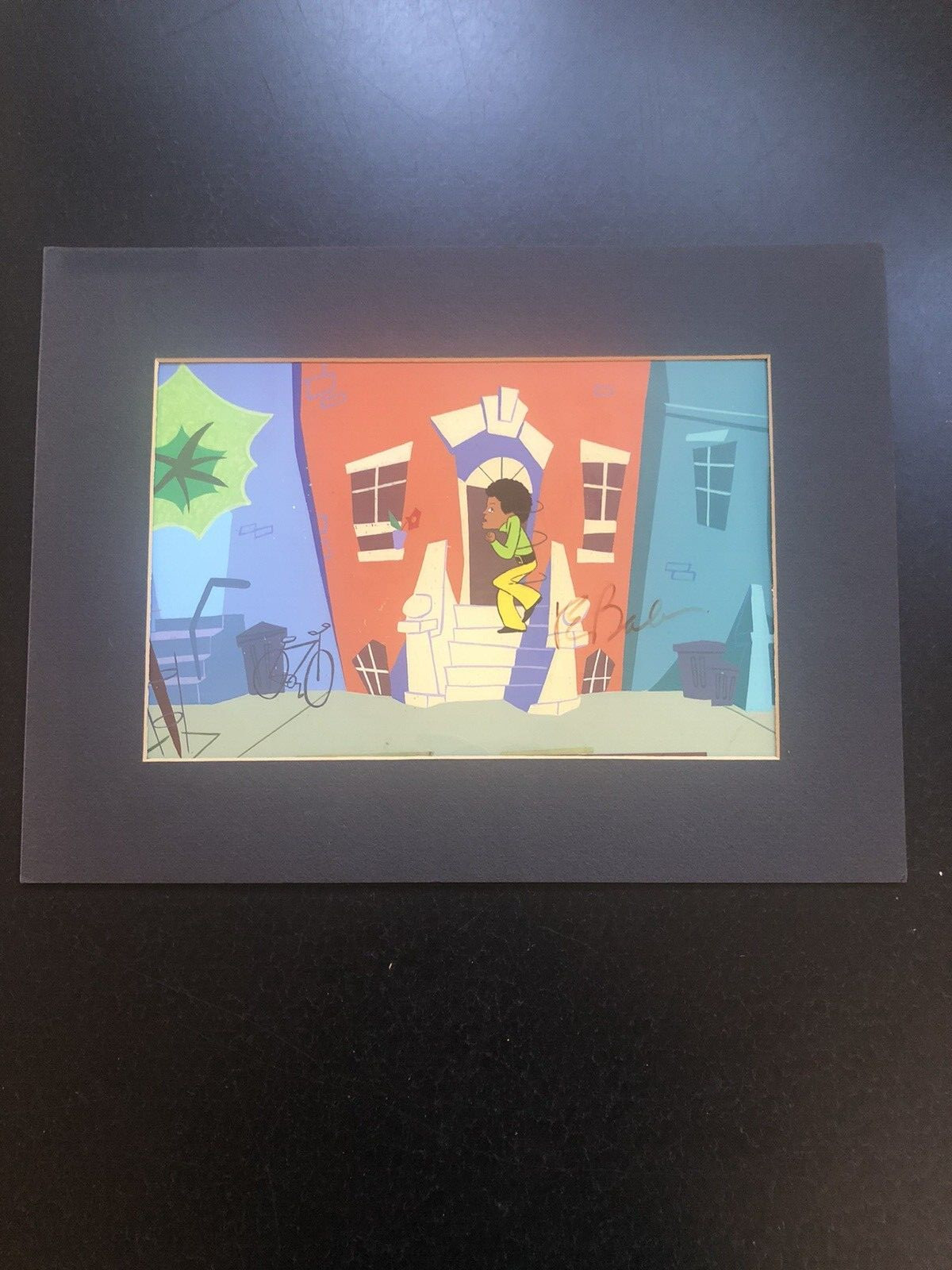 Michael Jackson Jackson 5IVE Original Animation Cel SIGNED ROBERT BALSER Matted Michael Jackson Jackson 5IVE Original Animation Cel SIGNED ROBERT BALSER Matted