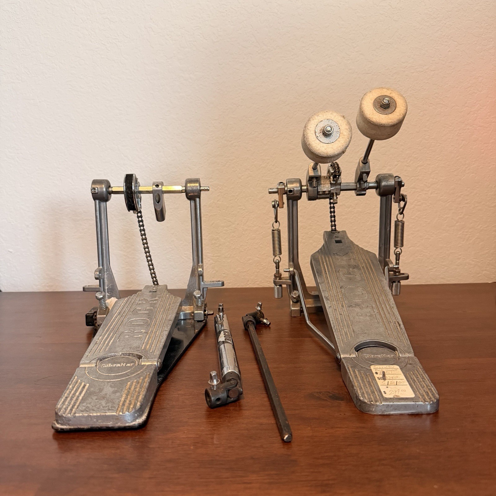 Vintage Gibraltar RBG2-11DB Rock Double Bass Drum Pedal