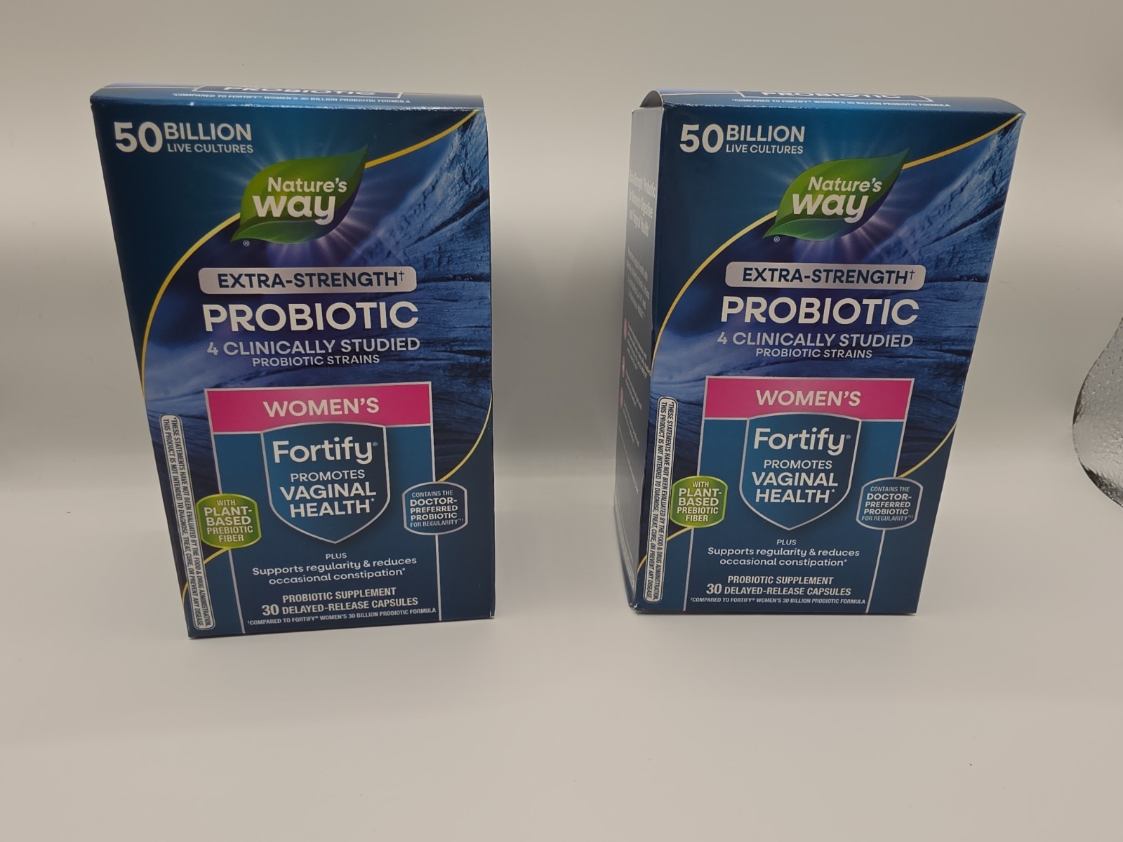 2 X Nature\'s Way Women\'s Extra Strength Probiotic 30 Caps Exp: 03/27