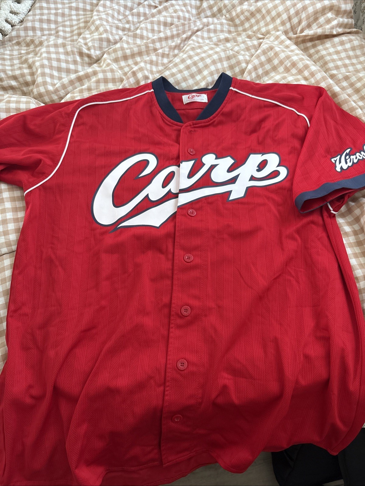 Seiya Suzuki Hiroshima Carp Jersey #1 Size L MLB Baseball Seiya Suzuki Hiroshima Carp Jersey #1 Size L MLB Baseball