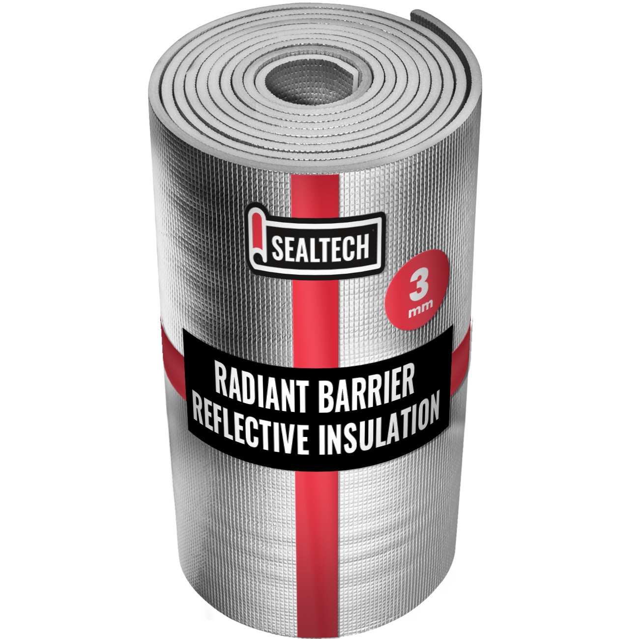 SEALTECH - 3mm Reflective Insulation roll Foam Core Radiant Barrier, Foil Wrap