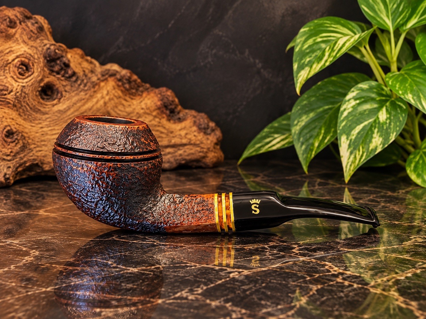 Vintage Stanwell Rondo 191 Briar Bulldog Pipe Made in Denmark Unsmoked NOS