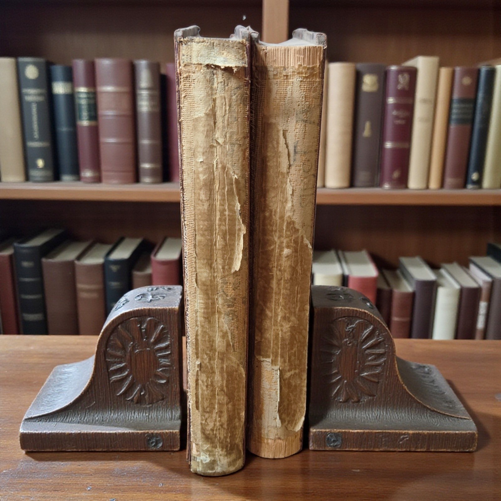 Antique Poetry Anthology Book Set Vol I & II Victorian Illustrated Shakespeare 