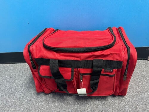 18\'\' large Duffle Gym Travel Bag Red