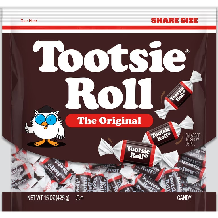 Tootsie Roll The Original Chocolate Midgees, 15 oz. Peanut Free, Gluten Free