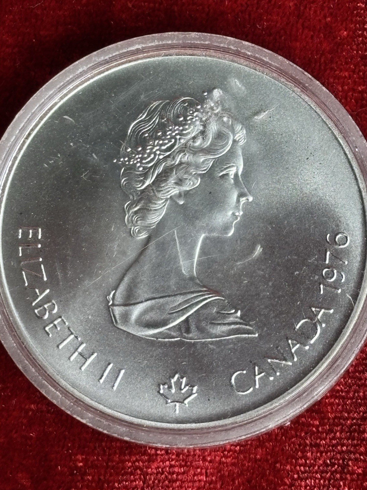Canada 1975 $5 Silver Commemorative Coin Montreal 1976 Olympics