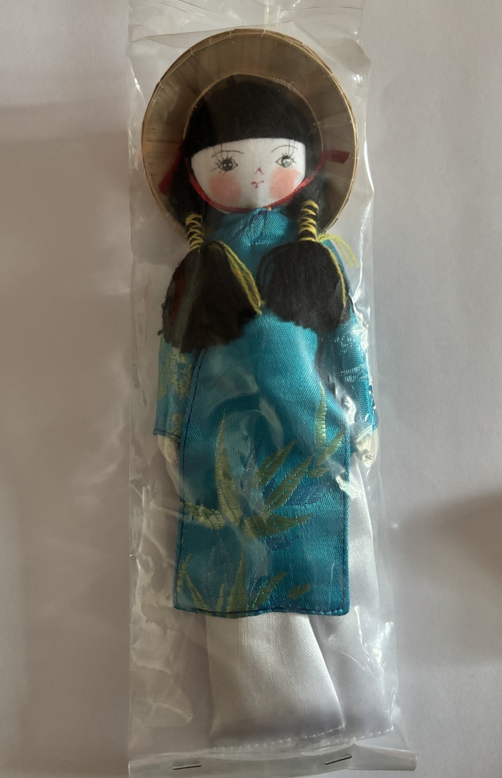Vintage Vietnamese Souvenir  9” Cloth Doll
