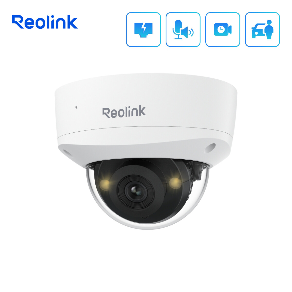 Reolink 4K Spotlight PoE Security Camera 2-Way Audio 125° Wide View RLC-840A Reolink 4K Spotlight PoE Security Camera 2-Way Audio 125° Wide View RLC-840A