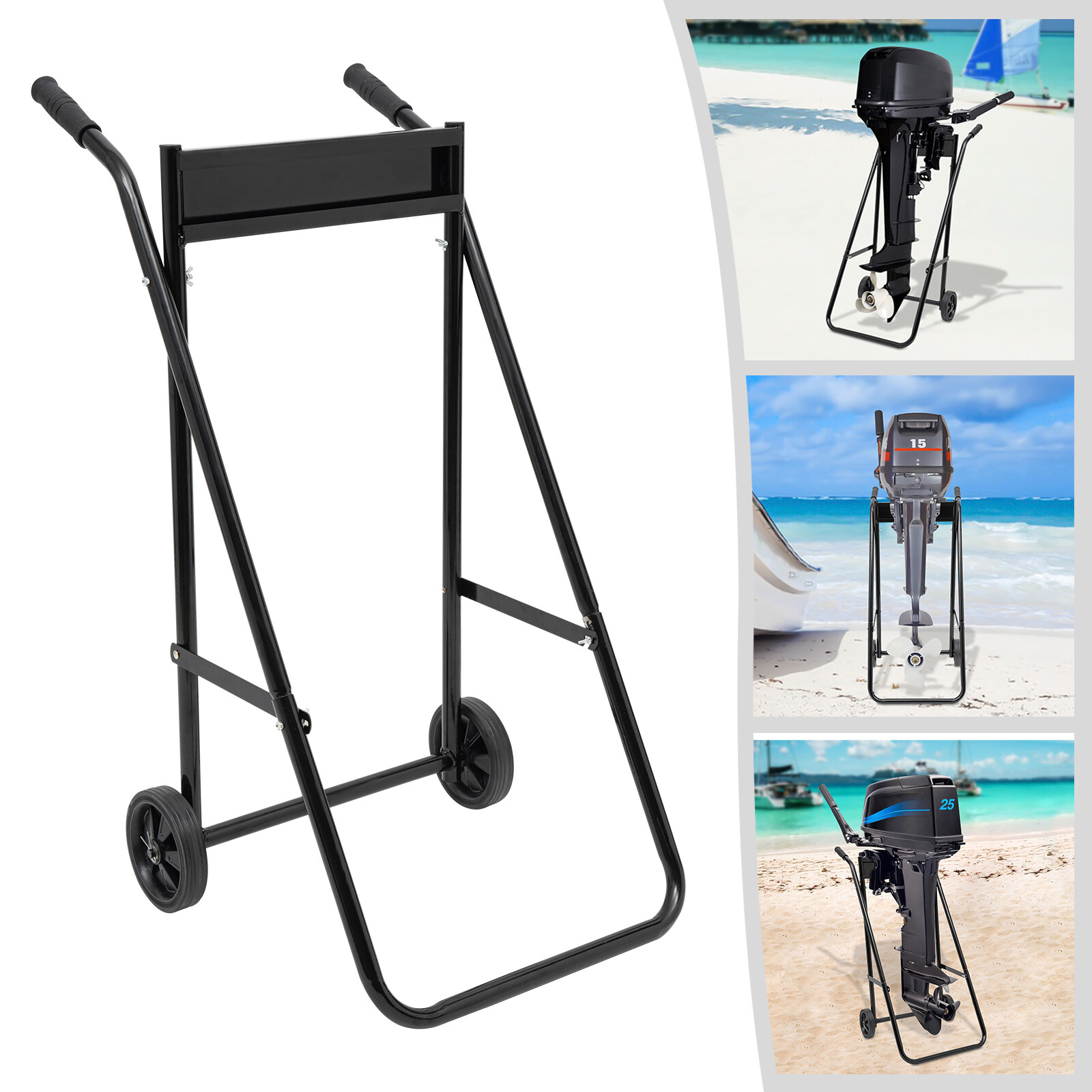 Outboard Boat Motor Cart Carrier Dolly For Outboard Motors Within 30 Horsepower