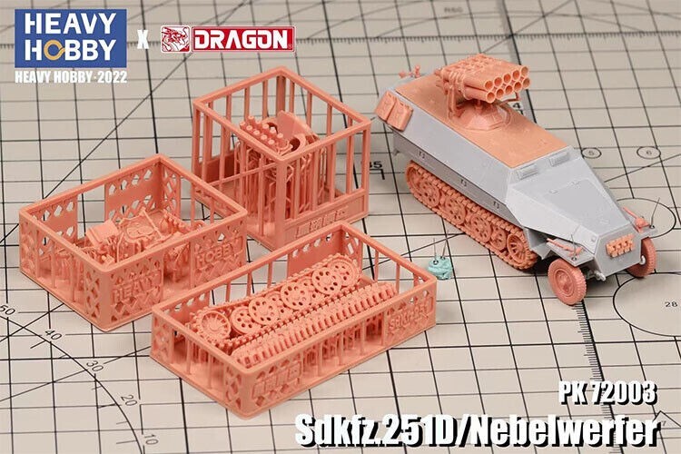 1/72 Heavy Hobby WWII German Sdkfz.251/Nebelwerfer Ausf.D #PK72003