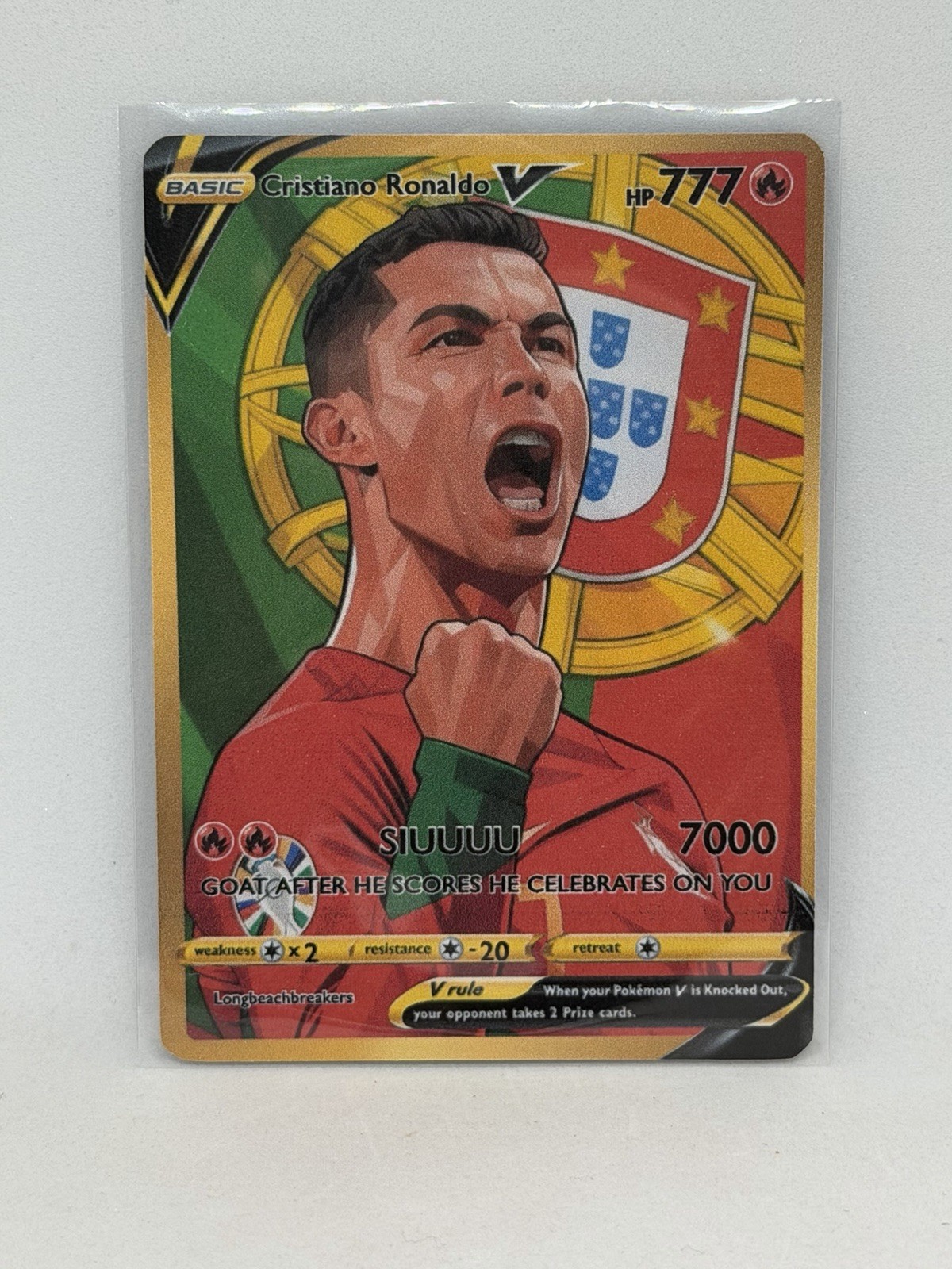 Cristiano Ronaldo Pokémon Card Full Art Portugal