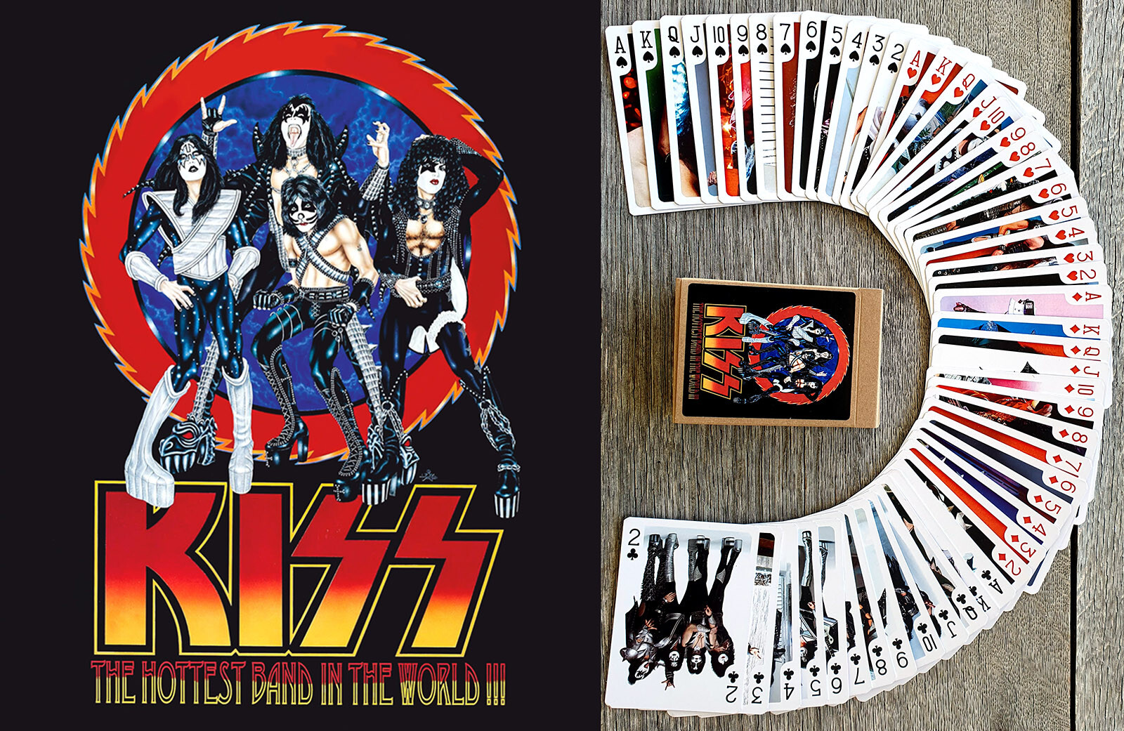 Playing Cards (Poker Deck 54Cards) KISS Vintage Music Posters Photos 187
