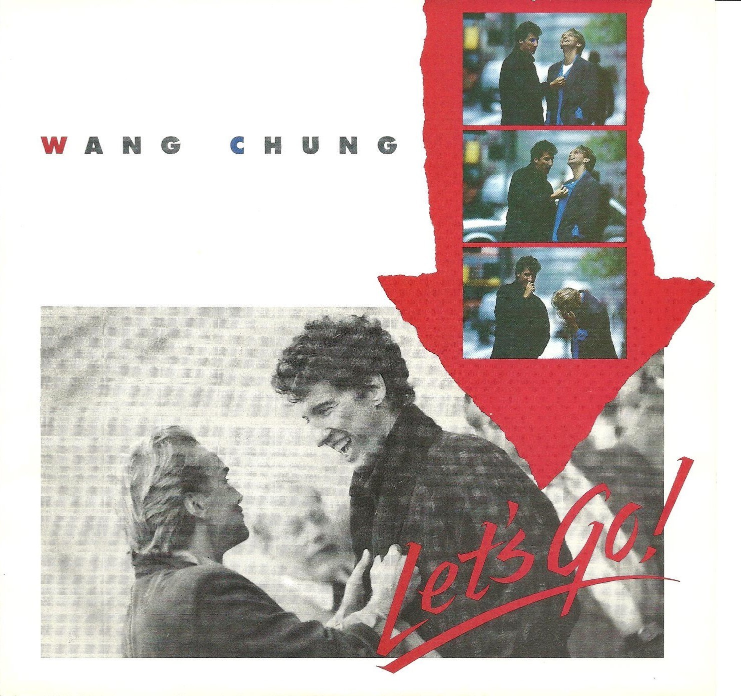 WANG CHUNG-LET\'S GO/BETRAYAL-45 RPM-ROCK-VINYL-RECORD-PS-GEFFEN-28531-NM-1987