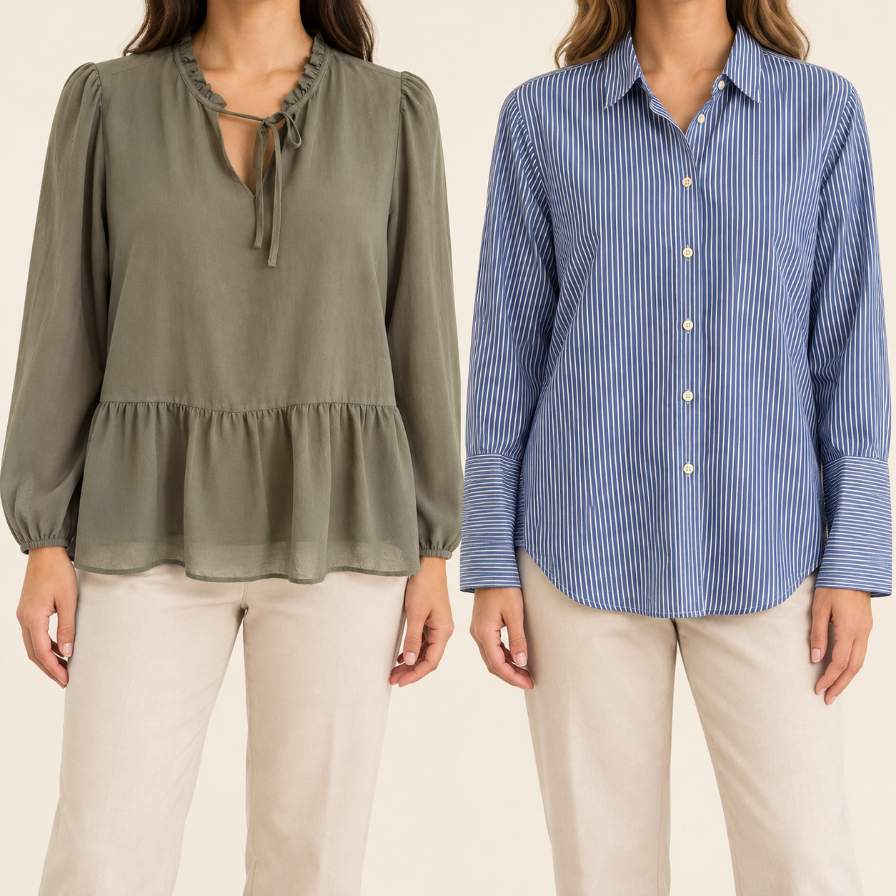 LOFT Women’s Tops Size Large Lot of 2 Pre-Owned Good Condition