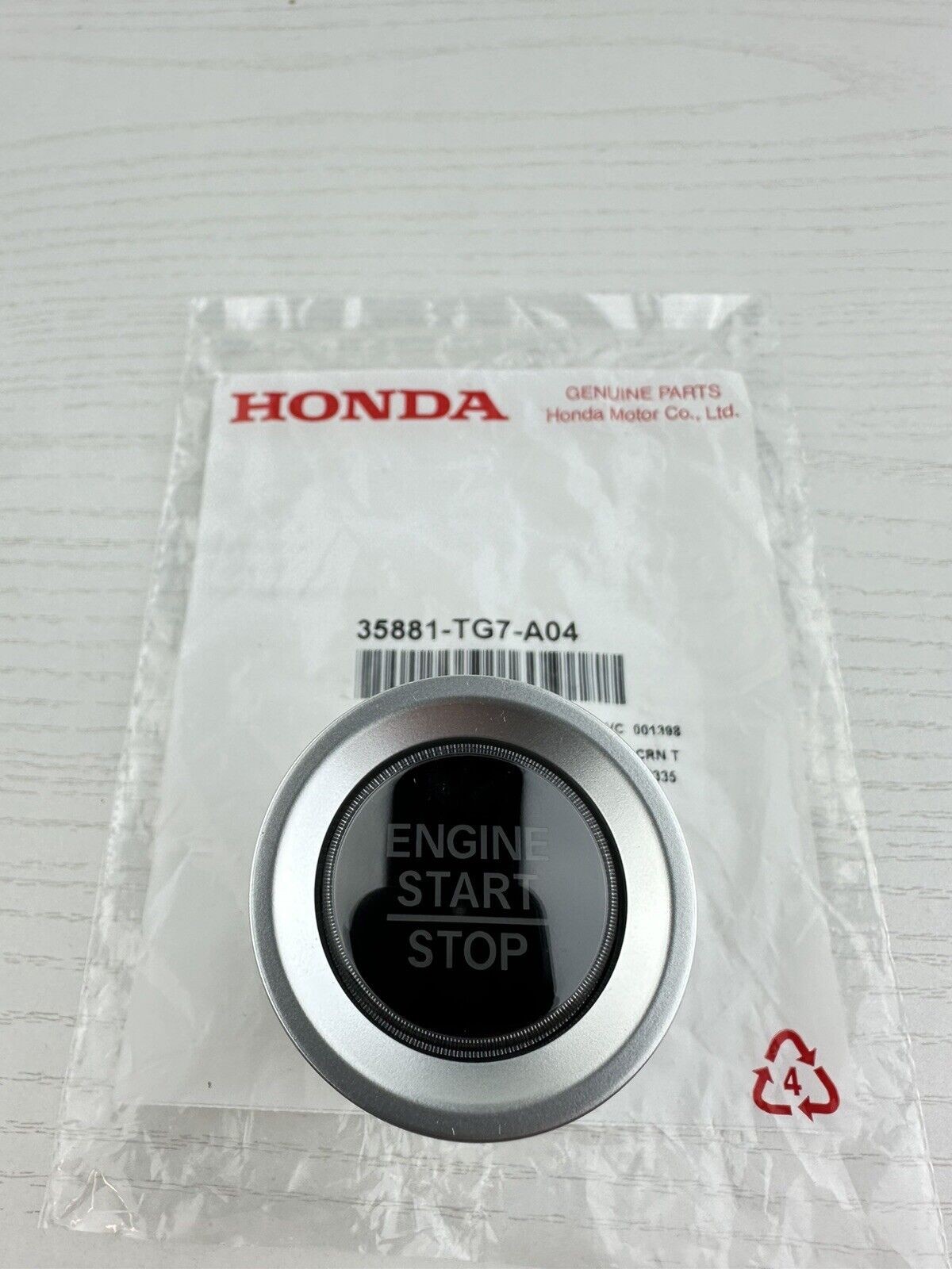 New Genuine Honda Engine Start / Stop Switch 35881-TG7-A03 Pilot Fit Ridgeline