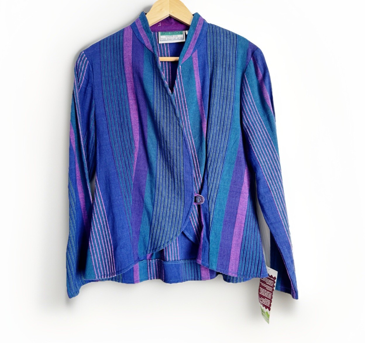 Vintage Skye Smocks Retro Eclectic Artsy Jacket Blazer Women’s Medium 80s 90s