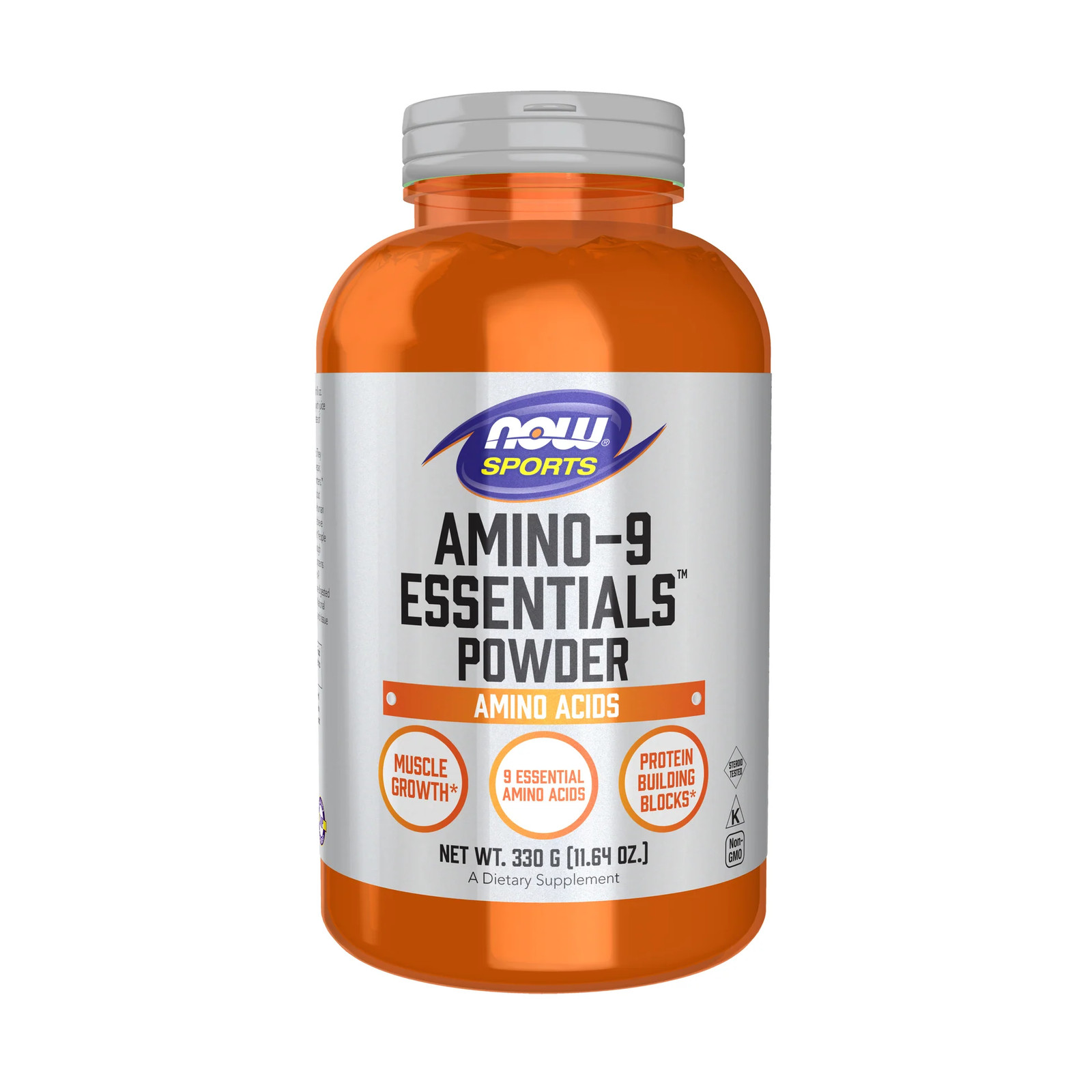 NOW Foods Sports Amino-9 Essentials EAA Powder for Muscle & Protein 330 g