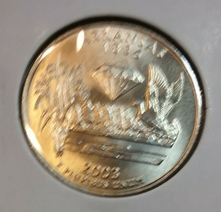 2003 Arkansas P State Quarter - BU - Uncirculated 2003 Arkansas P State Quarter - BU - Uncirculated