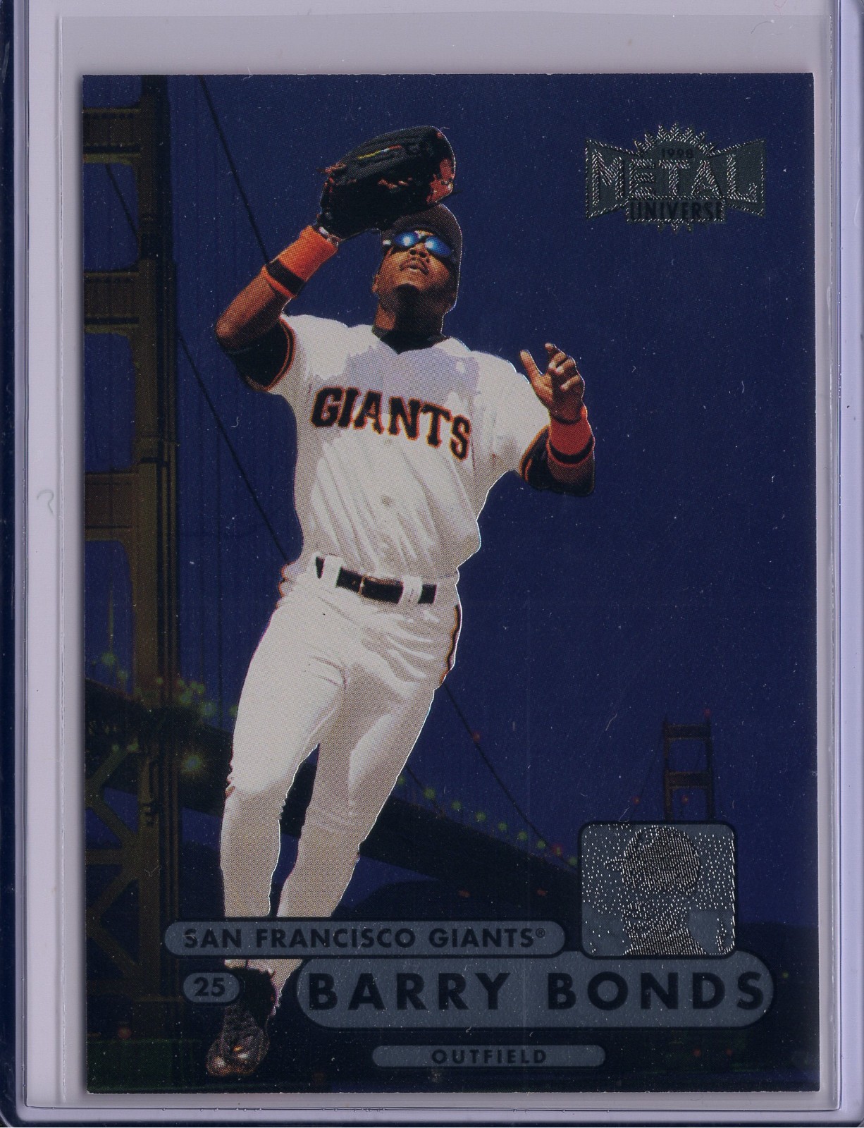 Barry Bonds 1998 Metal Universe #81 SF Giants Golden Gate Bridge Barry Bonds 1998 Metal Universe #81 SF Giants Golden Gate Bridge