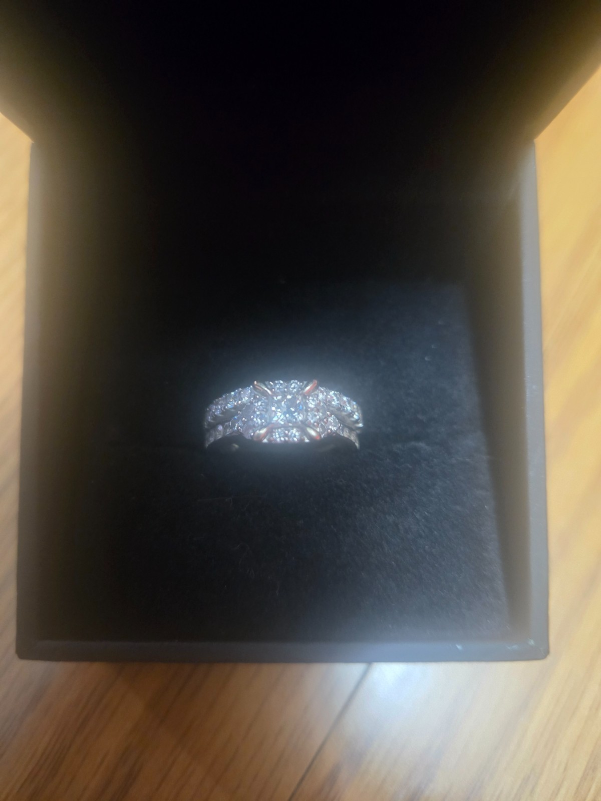 kays 14k white gold over 1.5 carart diamond engagement ring