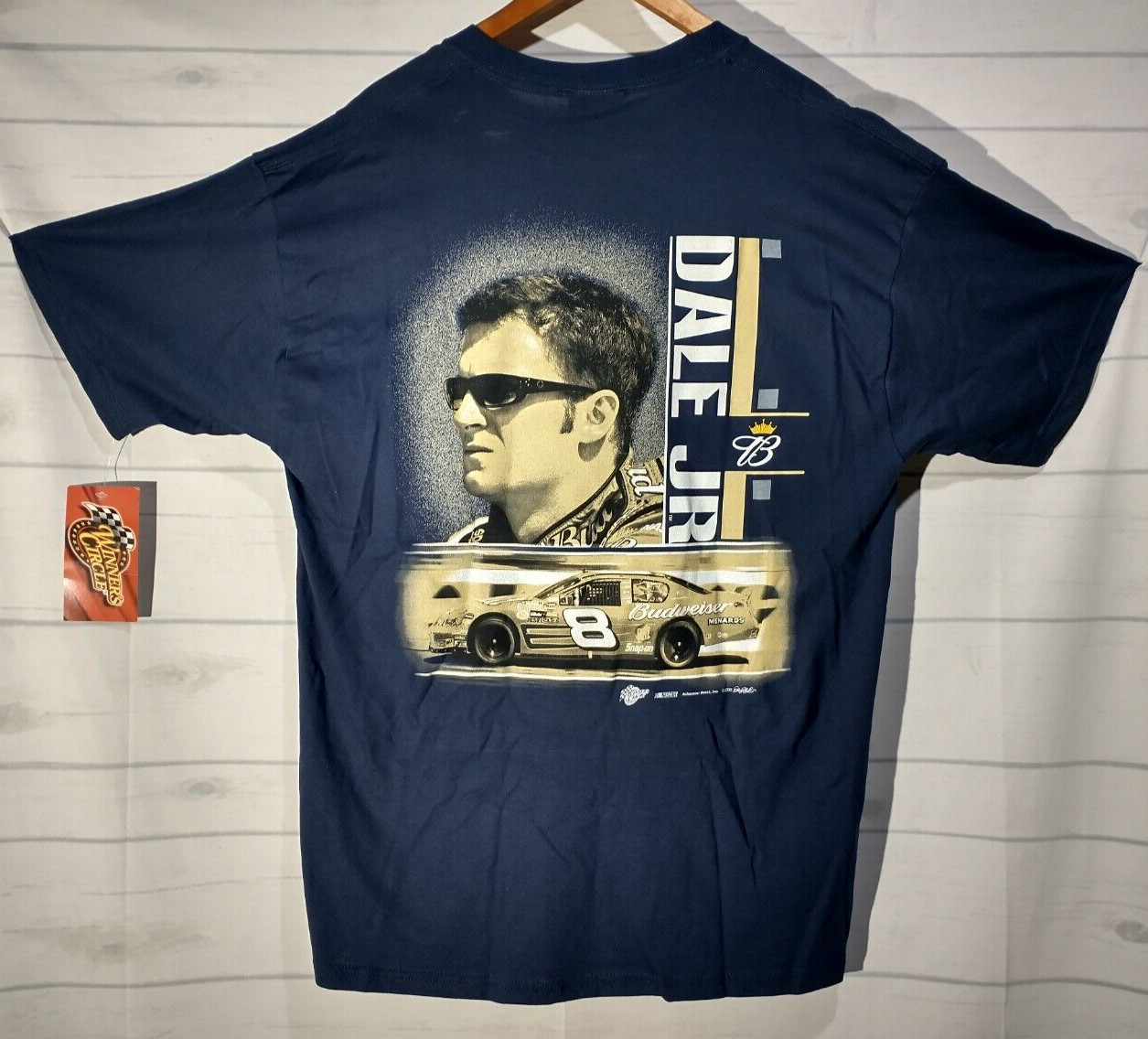 Vintage 2005 Winner's Circle NASCAR Dale Earnhardt Jr #8 Budweiser T-Shirt NEW Vintage 2005 Winner's Circle NASCAR Dale Earnhardt Jr #8 Budweiser T-Shirt NEW