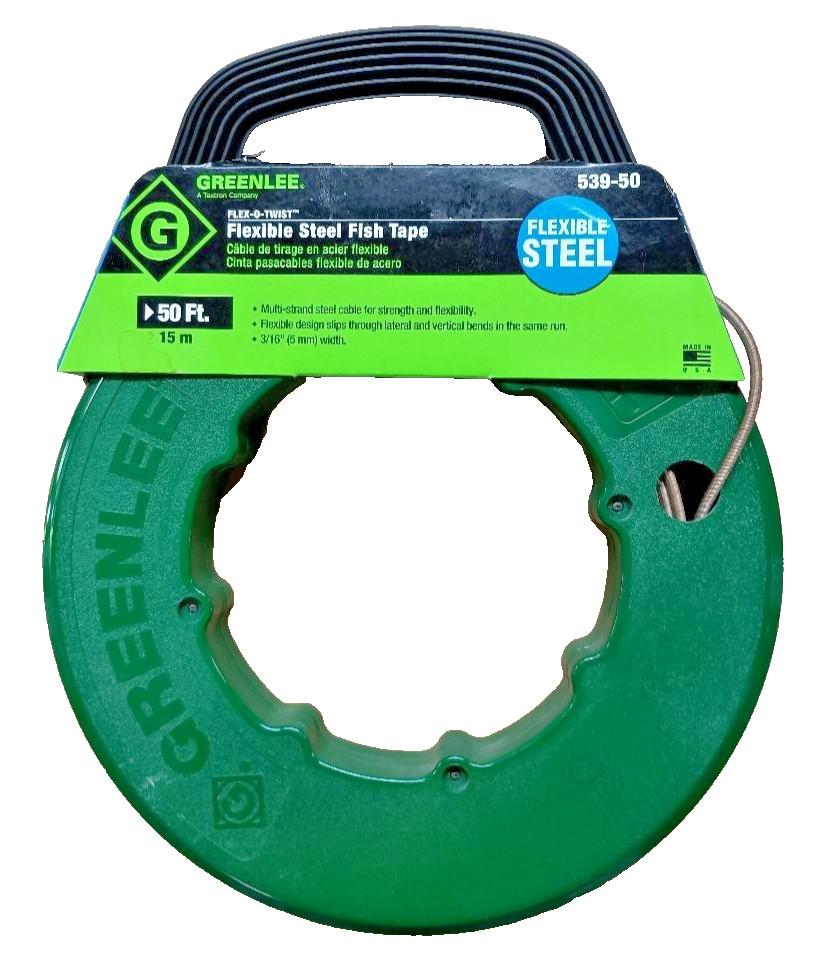 GREENLEE - 539-50 (439-50) Flexible Fish Tape - 3-16