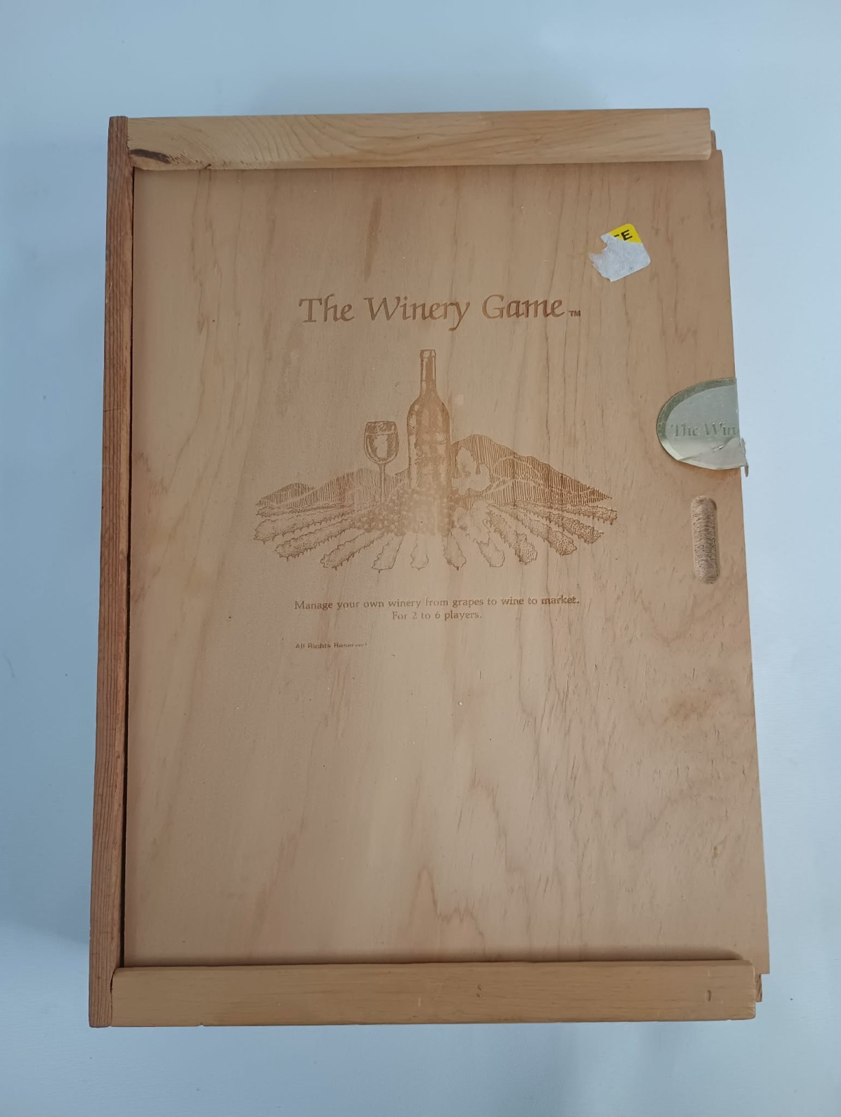 Vintage 1983 The Winery Game Board Game Manage a Winery From Grapes To Wine