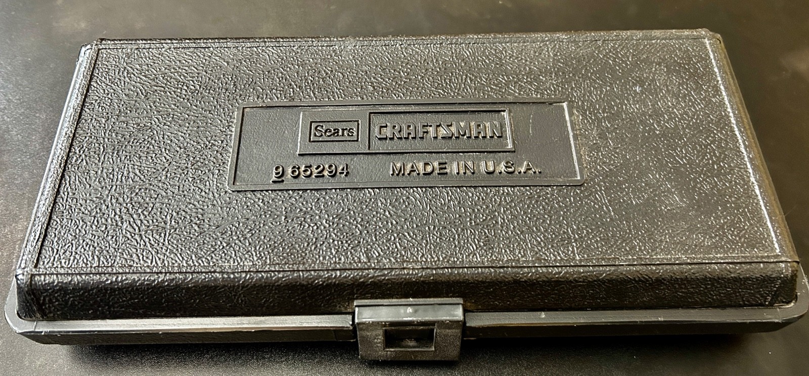 Vintage Sears Craftsman Permanex Utility Case 65294 11x5x2 USA Black
