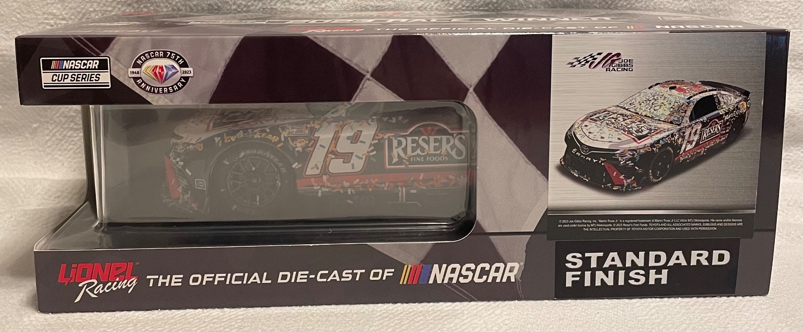Martin Truex Jr. #19 Reser\'s Fine Foods New Hampshire Win 2023 Camry 1:24 scale