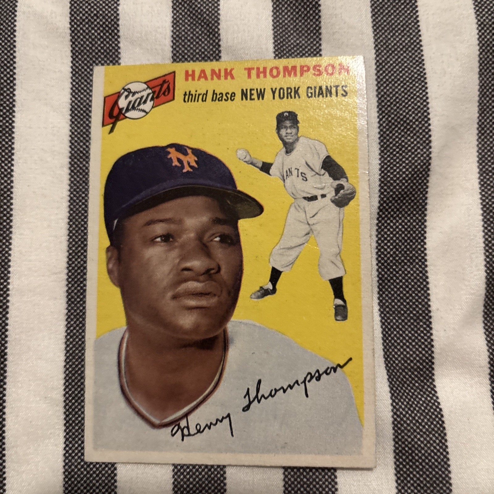 1954 Topps #64 Hank Thompson LOW GRADE Vintage Baseball Card