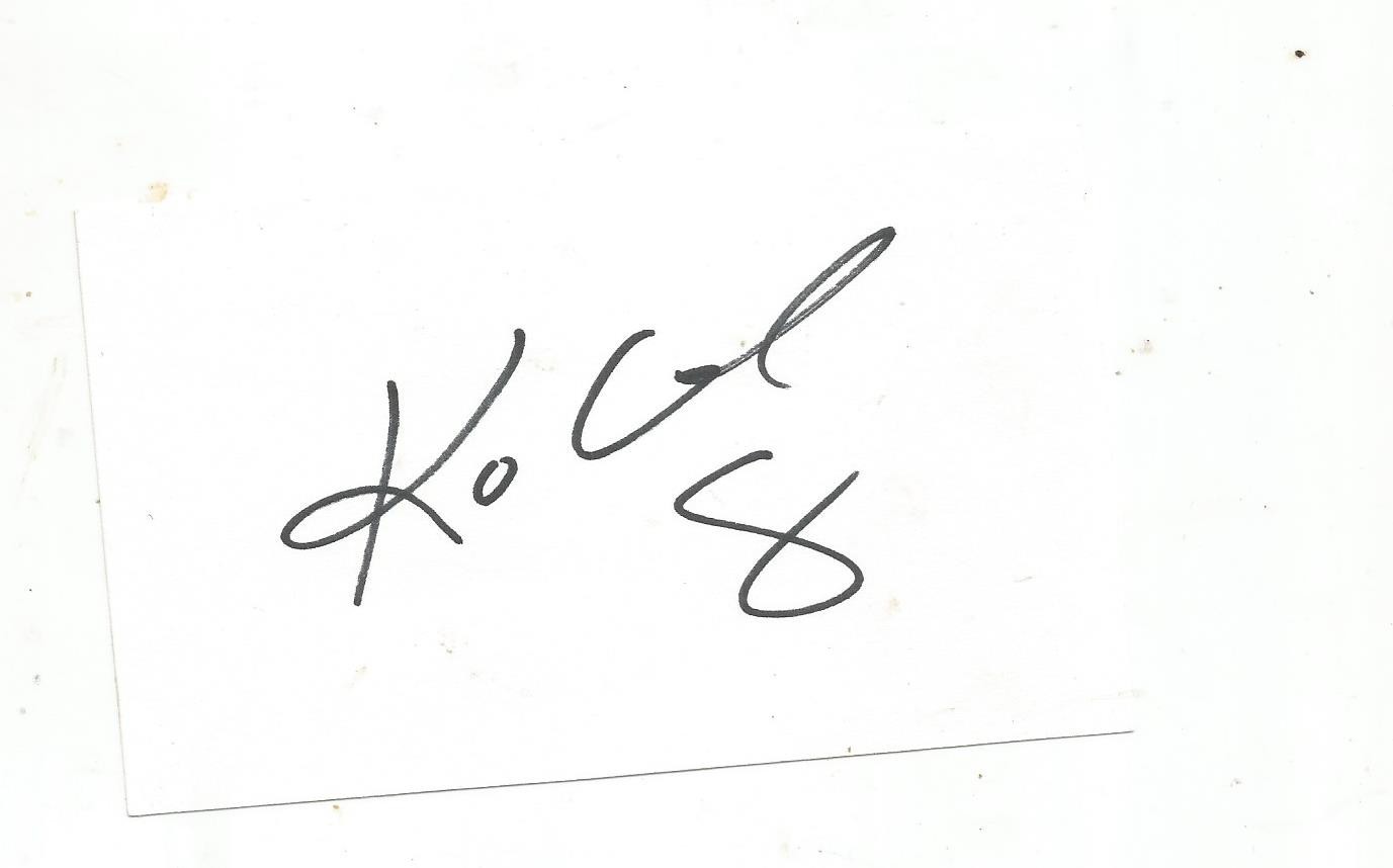 KOBE BRYANT VINTAGE RARE SIGNED INDEX CARD(HAS NOT BEEN CERTIFIED)