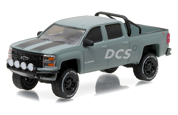 2015 CHEVROLET SILVERADO 1500 GREY ALL TERRAIN 4 1/64 MODEL GREENLIGHT 35050 E