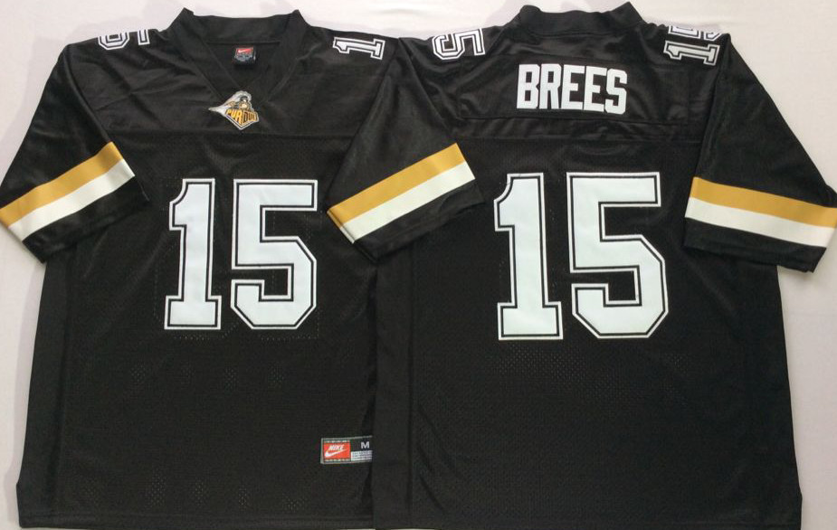 Drew Brees Purdue Boilermakers Jersey 15# All Stitched