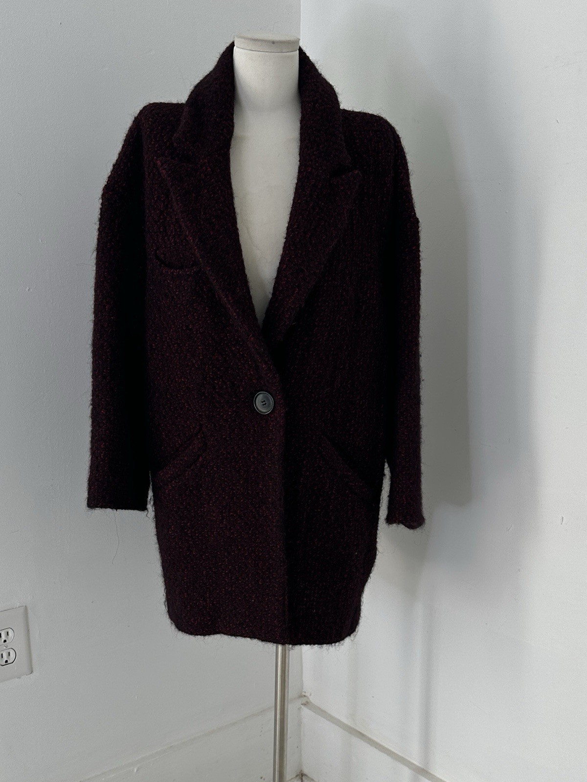 Isabel Marant Boucle Single Button Jacket Vintage 90s Etoile