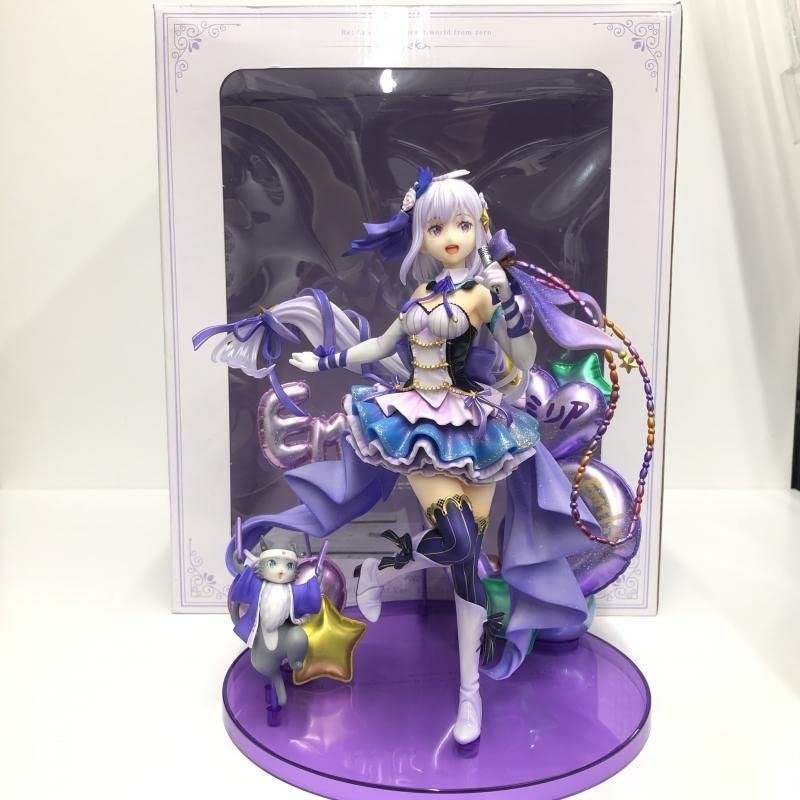 Re:Zero Emilia Idol Ver 1/7 Figure Shibuya Scramble eStream Official Used Item