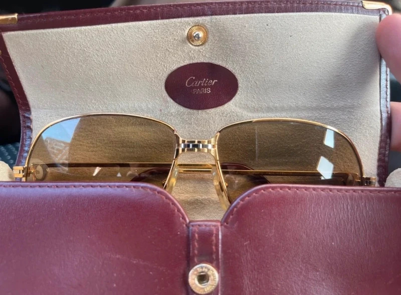 Vintage Cartier Panthere 59 - 14 Unisex Sunglasses 1988 Vintage Cartier Panthere 59 - 14 Unisex Sunglasses 1988