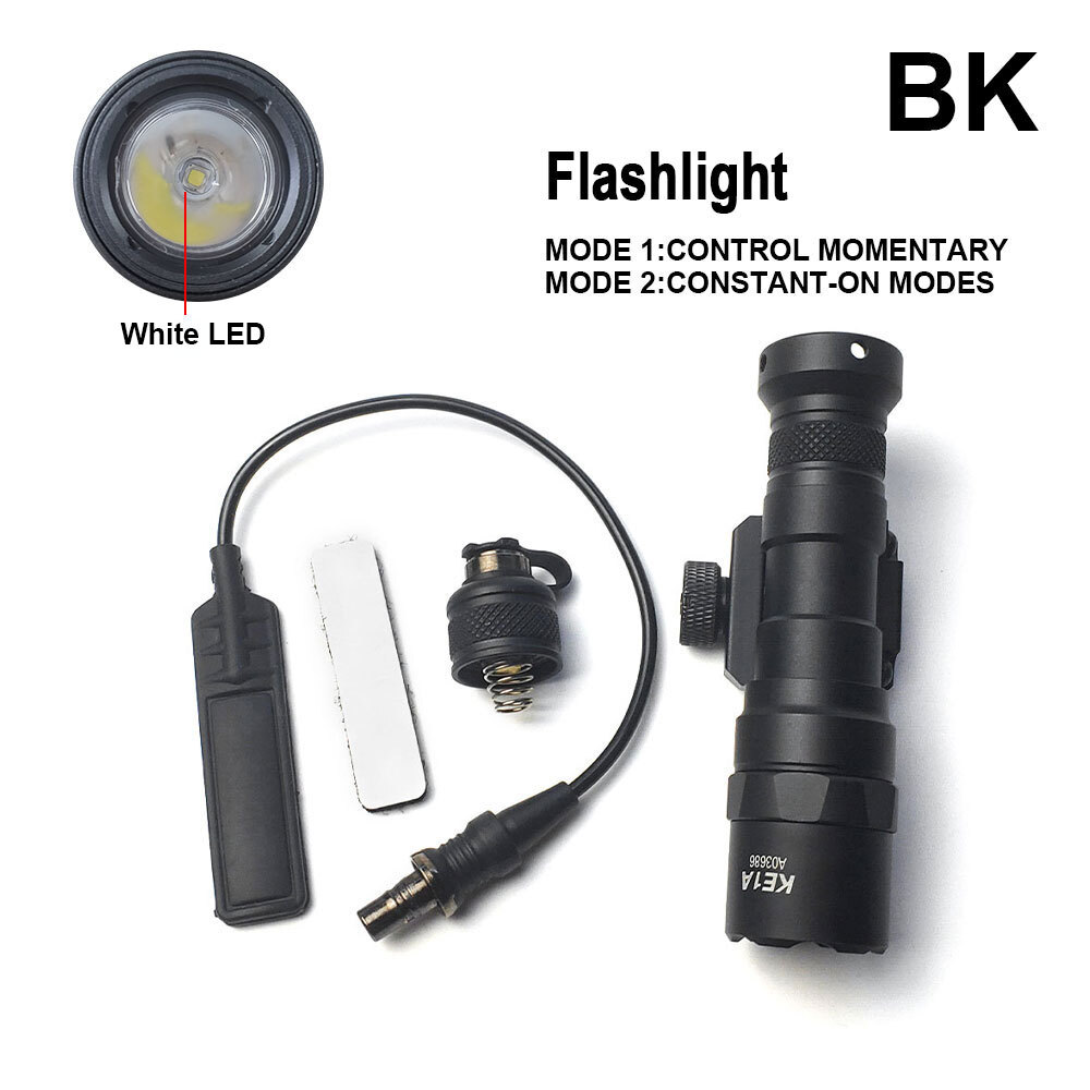 Tactical Mini M300B Light Constant Momentary M300 LED Weapon Flashlight Rifle US
