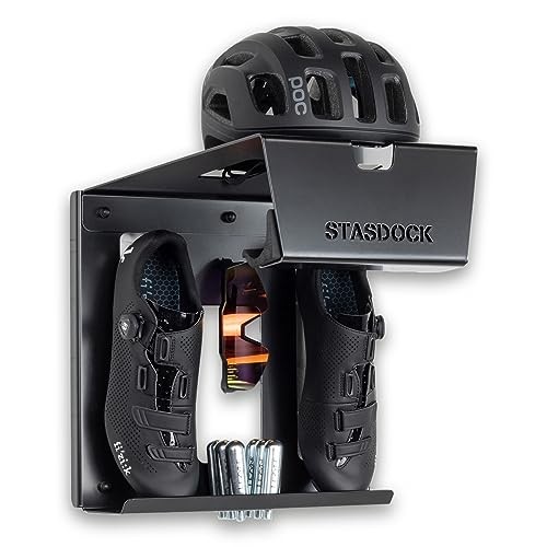 Stasdock Wall Bike Rack|Bike Storage Wall Mount System|Race Bicycles |Black
