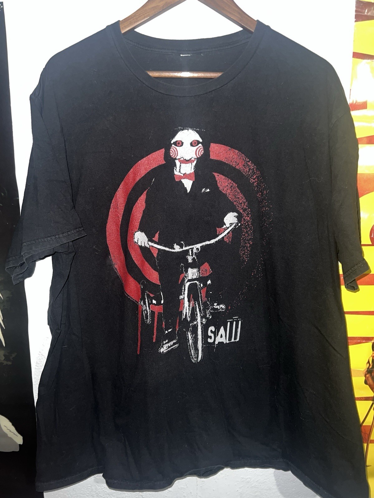 Vtg Saw Movie Shirt 2XL Horror Promo Cult Jigsaw RARE 2000’s Halloween Night Y2K
